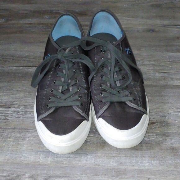 Original Penquin Men's gray boat loafters Sz 9 - Picture 2 of 6